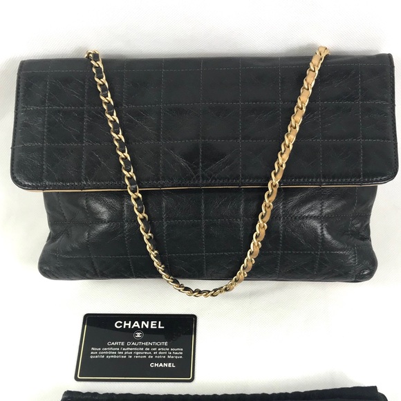 RARE Hot Find! Chanel 2 Face Sheepskin Flap Crossbody - Authentic - Picture 4 of 16